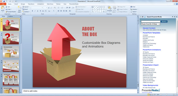 revelación presentermedia add in para powerpoint