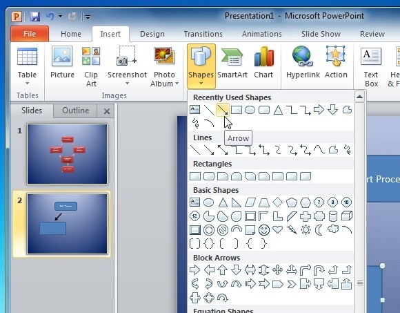 Select Shape in PowerPoint