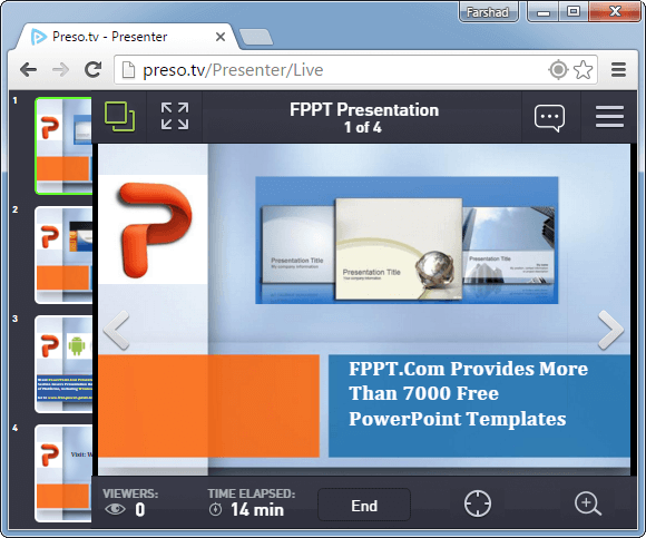 Preso TV: Broadcast PowerPoint Presentations Online For Free