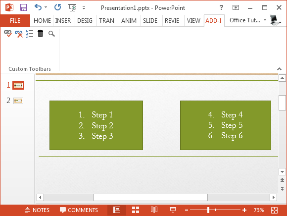 NormanZ Numbering Add-In Automatically Links Numbered Lists Between Slides & Shapes