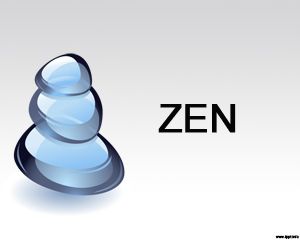 Zen Powerpoint şablonu