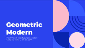 Geometric Modern free Presentation Design for Google Slides theme and PowerPoint template