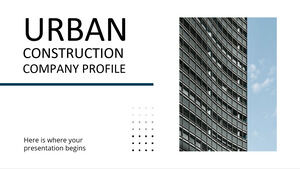 Profil de l'entreprise de construction urbaine
