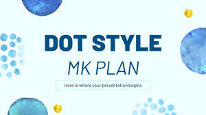 Plan MK de style pointillé
