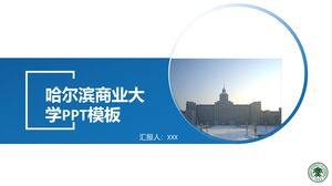 Modelo PPT da Universidade de Comércio de Harbin