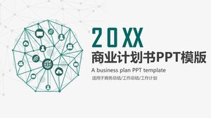 Modelo PPT de plano de negócios 20XX