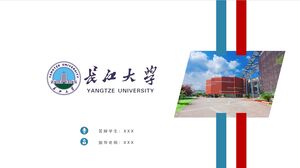 Modello PPT universale dell'Università di Changjiang