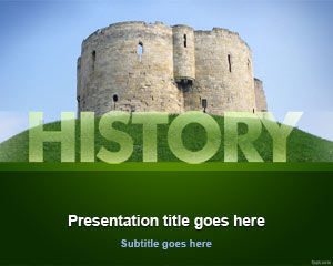 歴史教育PowerPointのテンプレート