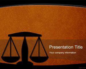 PowerPoint Template juridique