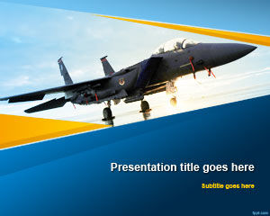 PowerPoint modelo Aviation