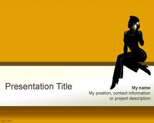 Template Loquace donna PowerPoint
