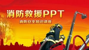 Fire and rescue safety lecture ppt template