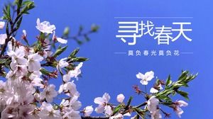 Mencari template ppt profil Universitas Pertanian Huazhong musim semi
