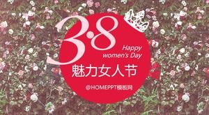 3.8 Glamour Women's Day event general ppt template