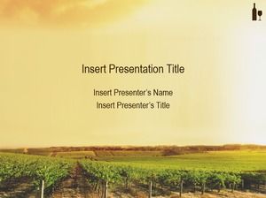 Winegrowing estate winery ppt template