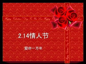 Roseta 2.14 Plantilla ppt del día de San Valentín