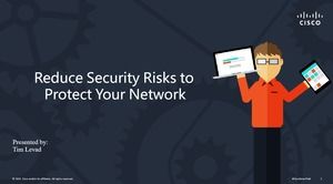 نموذج عرض تقديمي لمنتج Cisco Network Technology Security Ppt