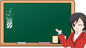 Cartoon blackboard PPT courseware background picture