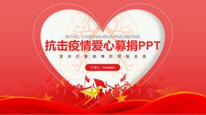 Template PPT kampanye penggalangan dana cinta melawan epidemi