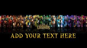 Exquisita descarga dinámica de League of Legends tema PPT