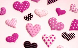 PPT Hintergrundbild der rosa Schokolade mit Liebe bedeckt