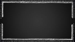 Matériel de bordure PPT tableau noir craie noire