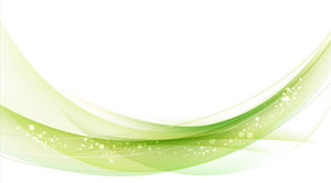 Элегантные зеленые линии PowerPoint фоновая картинка