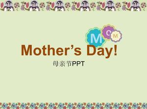 Modelo de ppt do Dia das Mães de Ação de Graças para o Dia das Mães