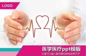 PPT-Vorlage für medizinische Aspekte