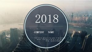 Fashion general English company introduction ppt template