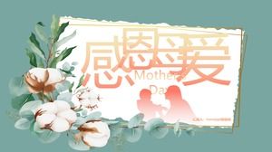 Miłość matki Dziękczynienia - dzień matki szablon ppt