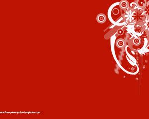 Free Red Background Template for PowerPoint