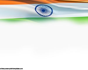 印度国旗PPT模板的PowerPoint