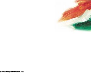 Indian Flag Powerpoint Template