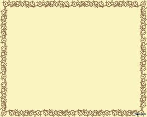 PowerPoint Frame Brown