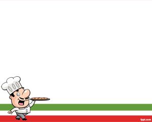 Modello italiano Chef PPT di PowerPoint
