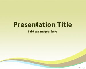 綠色環保的PowerPoint模板