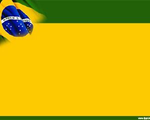 Brasilien-Flaggen-Powerpoint