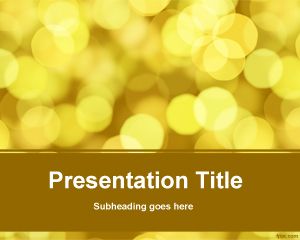 Visione offuscata PowerPoint Template