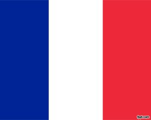 Flaga Francji PowerPoint