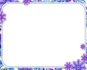 Doux Powerpoint Frame Floral