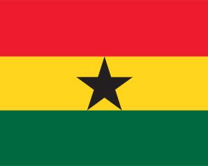 ガーナのPowerPointの旗