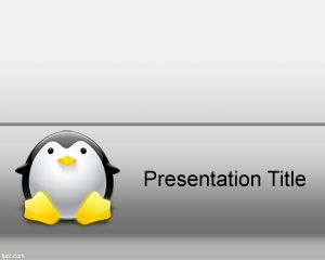 Plantilla de PowerPoint Linux
