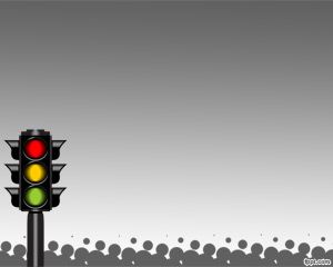 Template Traffic Light Sistem PowerPoint