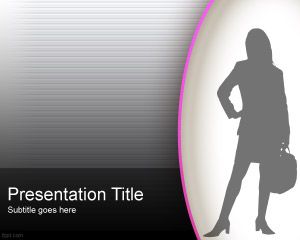 Template wanita Style PowerPoint