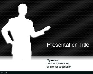 Moderatore PowerPoint Template