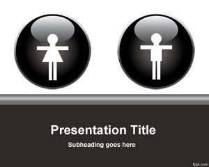 Format PowerPoint Femeie și Bărbat