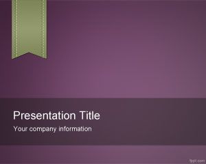 Fioletowy e-Learning PowerPoint Template