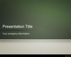 Template Sekolah Blackboard PowerPoint