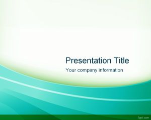 Green Template Radiant PowerPoint